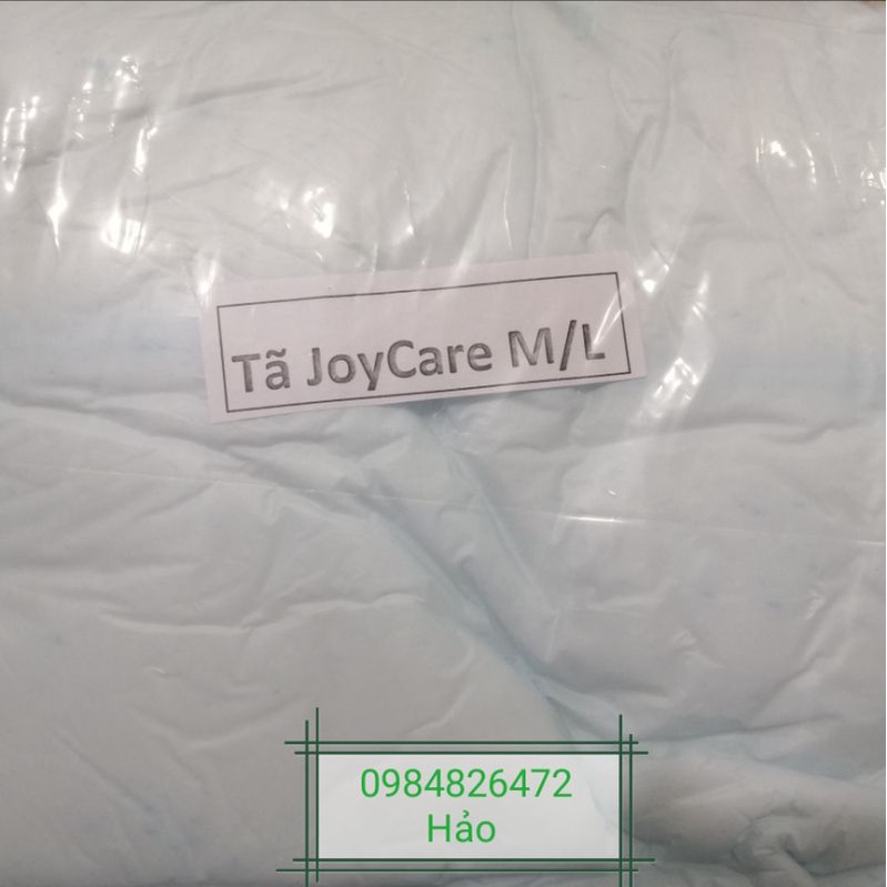 Bỉm Trần người già JoyCare 50 miếng size M L từ 40_75kg, tã có vách chống tràn 2 bên,keo dán chắc chắn,thấm hút mềm mỏng