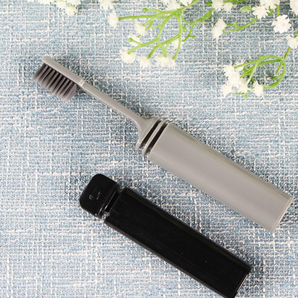 Set 2 Bàn Chải Đánh Răng Mềm Mại Có Thể Gấp Lại Dùng Một Lần