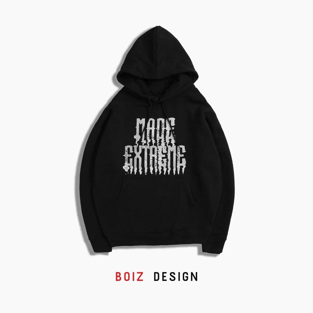 Áo hoodie form rộng nam nữ Boiz MadeExTrame  unisex chất nỉ bông