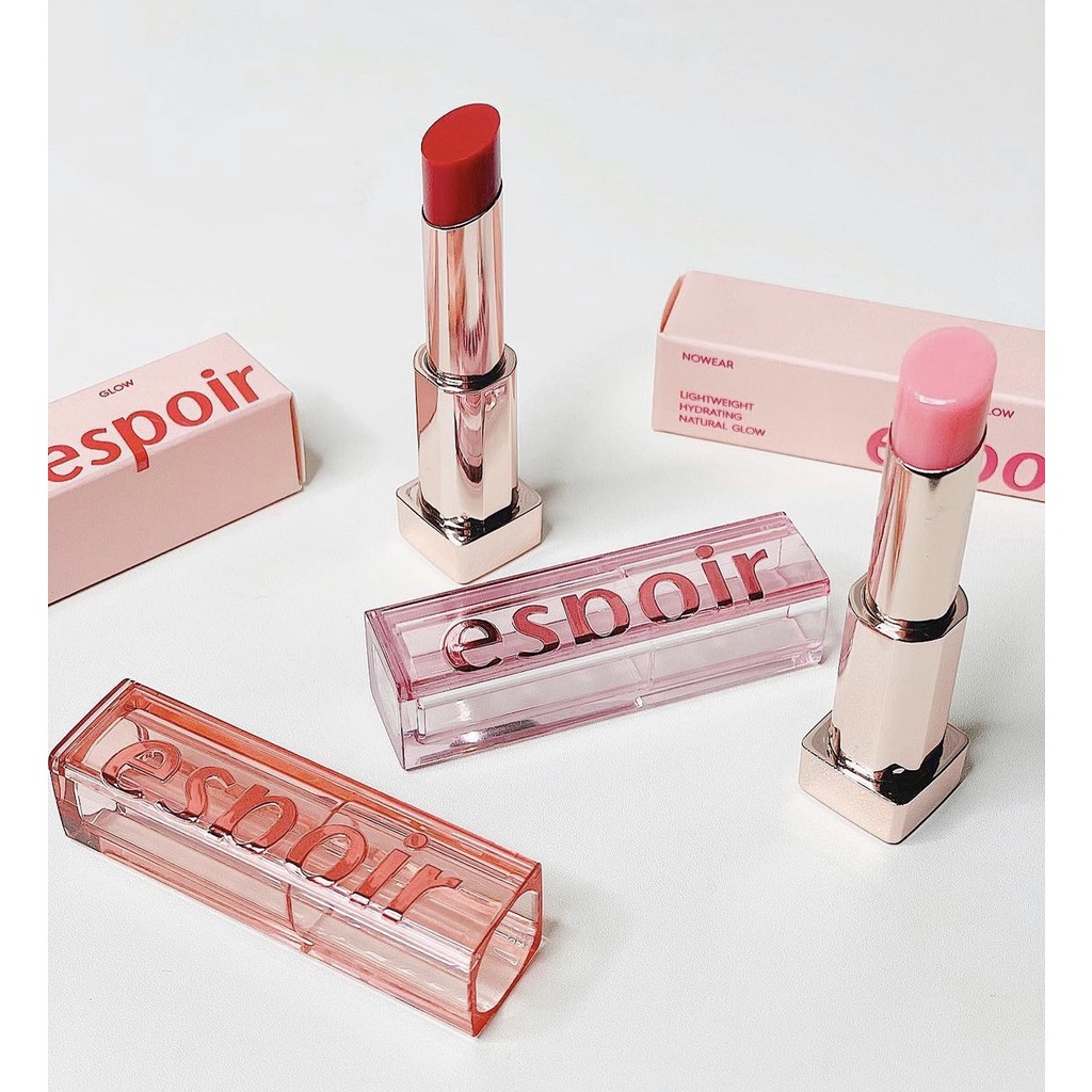 Son dưỡng thuần chay có màu Espoir Nowear Glow Lip Balm 4.5g