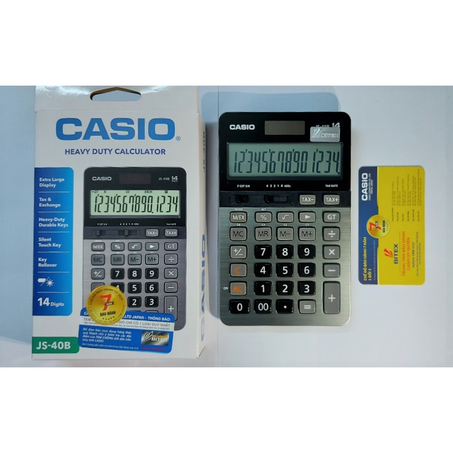 - Máy tính CASIO JS-40B