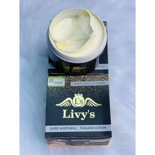 Kem dưỡng trắng cơ thể và chóng năng SP 60+++ Body Livy’s (hộp đen 250gr) - Thái Lan chính hãng