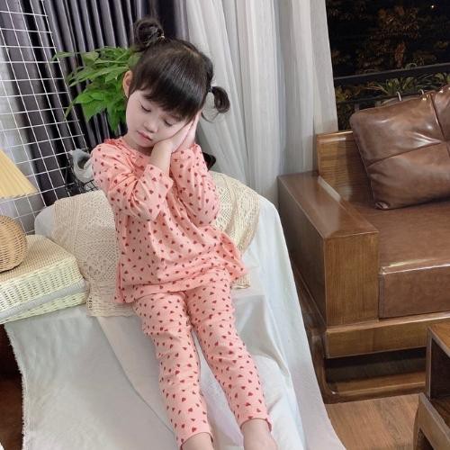 Bộ quần áo dài tay bé gái 8 - 22kg chất cotton xuất dư cực đẹp, dáng xòe babydoll, màu đẹp rất xinh