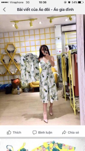 Váy hoa quả đi biển
