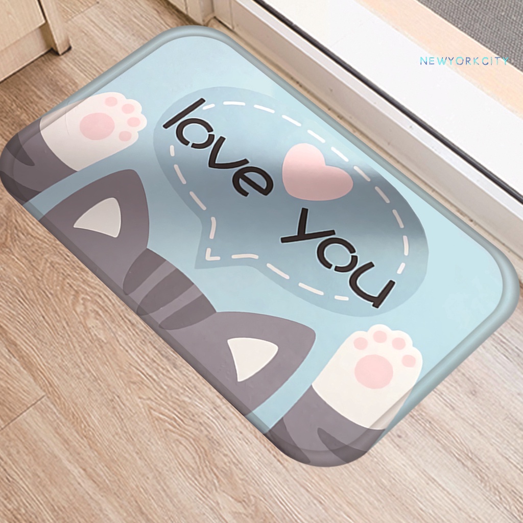 Thảm Lót Sàn Không Phai Màu Bằng Vải Flannel Mềm Mại Có Thể Giặt Sạch