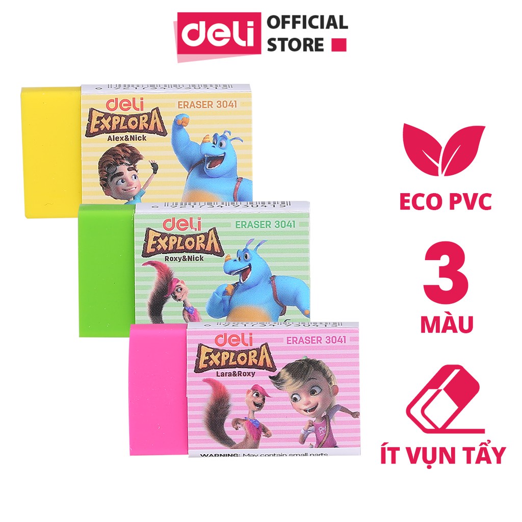 Tẩy 2B Bumpees x Deli - 1 viên - E3041