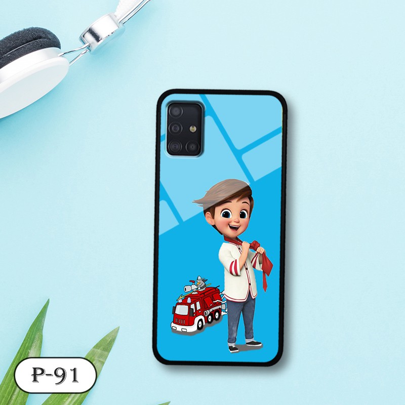 [Mã ELORDER5 giảm 10K đơn 20K] Ốp kính in hình cute SAMSUNG A51