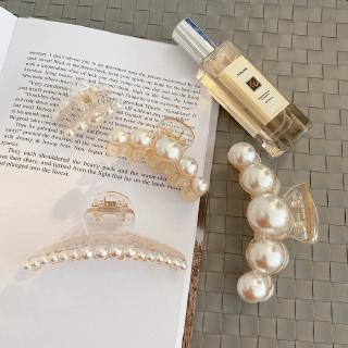 Kẹp Tóc Đính Ngọc Trai Nhân Tạo Phong Cách Retro