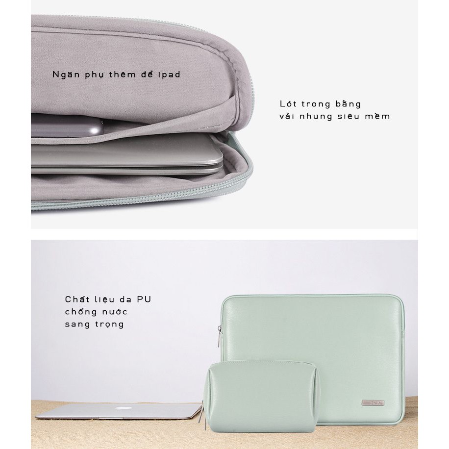 Túi chống sốc laptop Canvas Artisan – Lux 2 – Da bóng | BigBuy360 - bigbuy360.vn