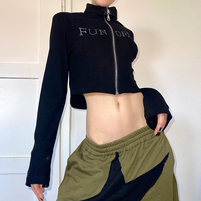 Áo KhoáC Cổ Cao DàI Tay ThờI Trang Cho Nữ