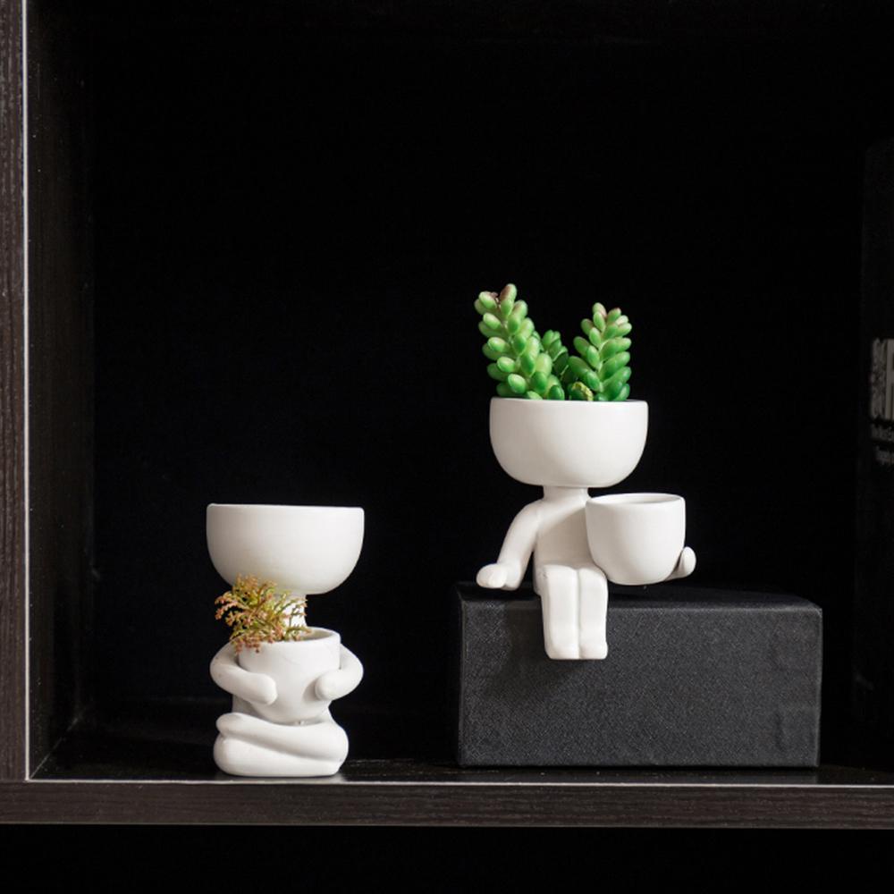 Chậu Hoa Sứ Mini Xinh Xắn Sáng Tạo