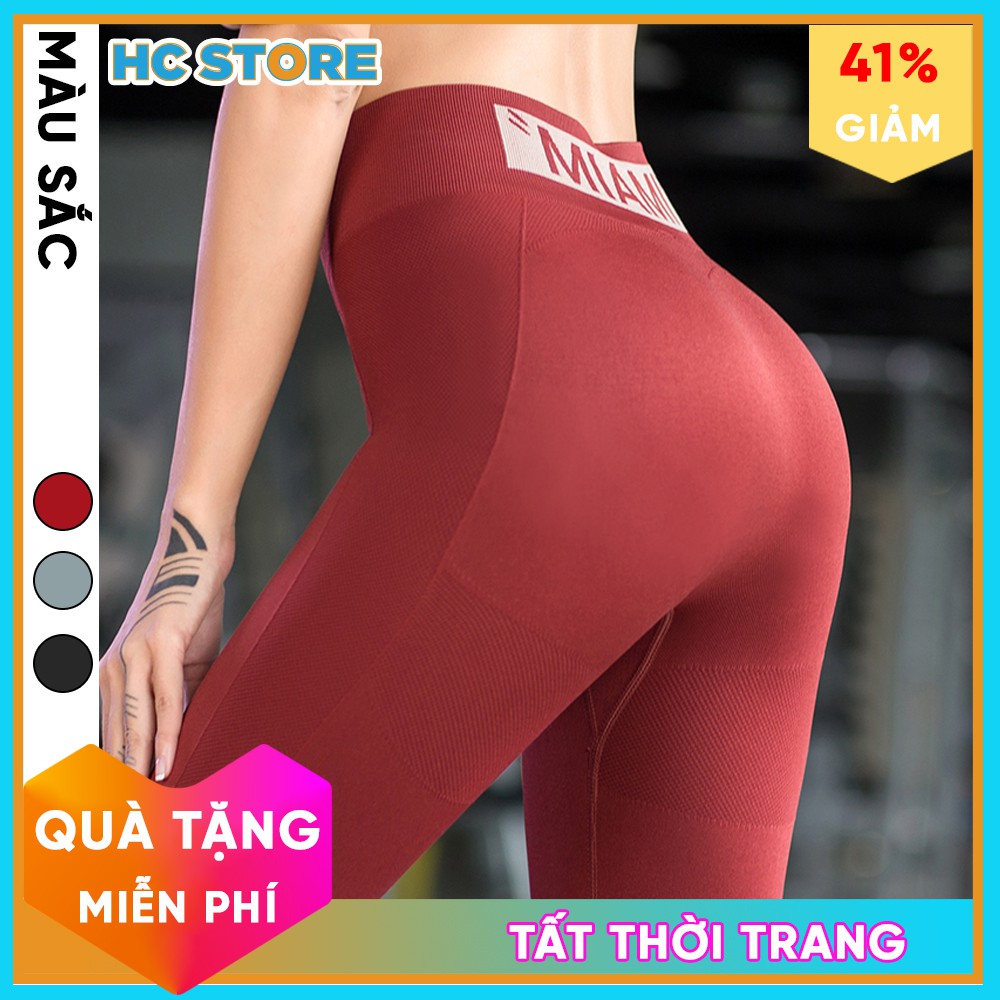 Quần Dài Miami Tập Gym QD08, Yoga Thời Trang Nữ, Thoáng Khí, Lưng Cao, Siêu Co Giãn, Nâng Mông, Tôn Dáng, Nội Địa Trung
