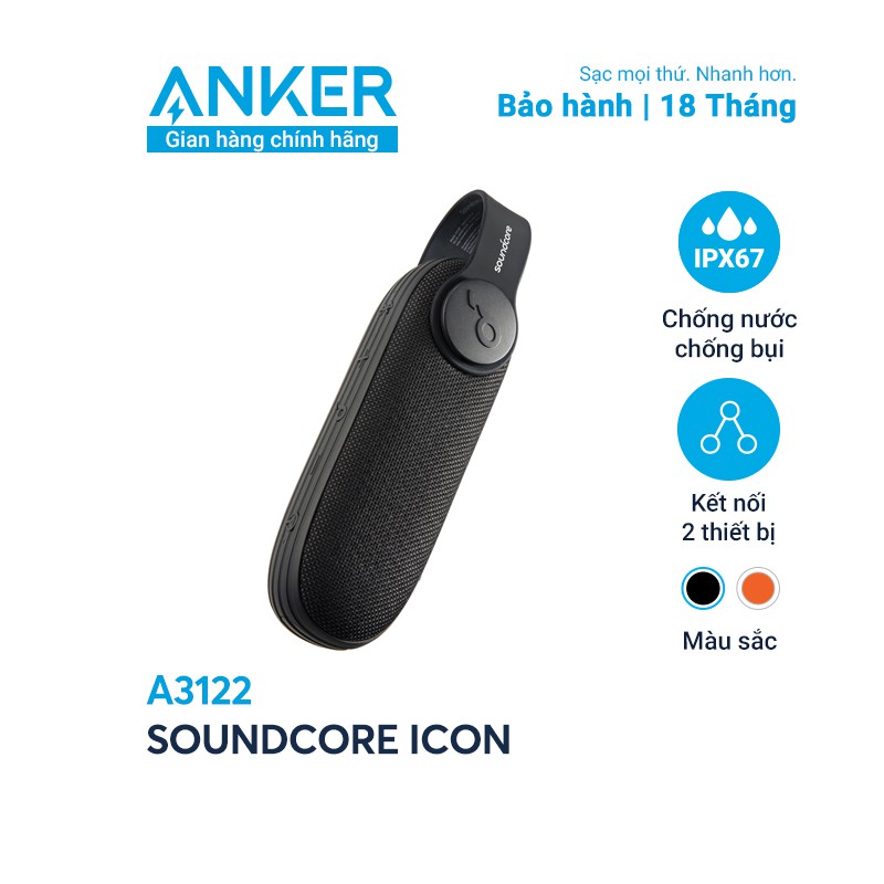 Loa bluetooth SoundCore Icon 10W (by ANKER) - A3122