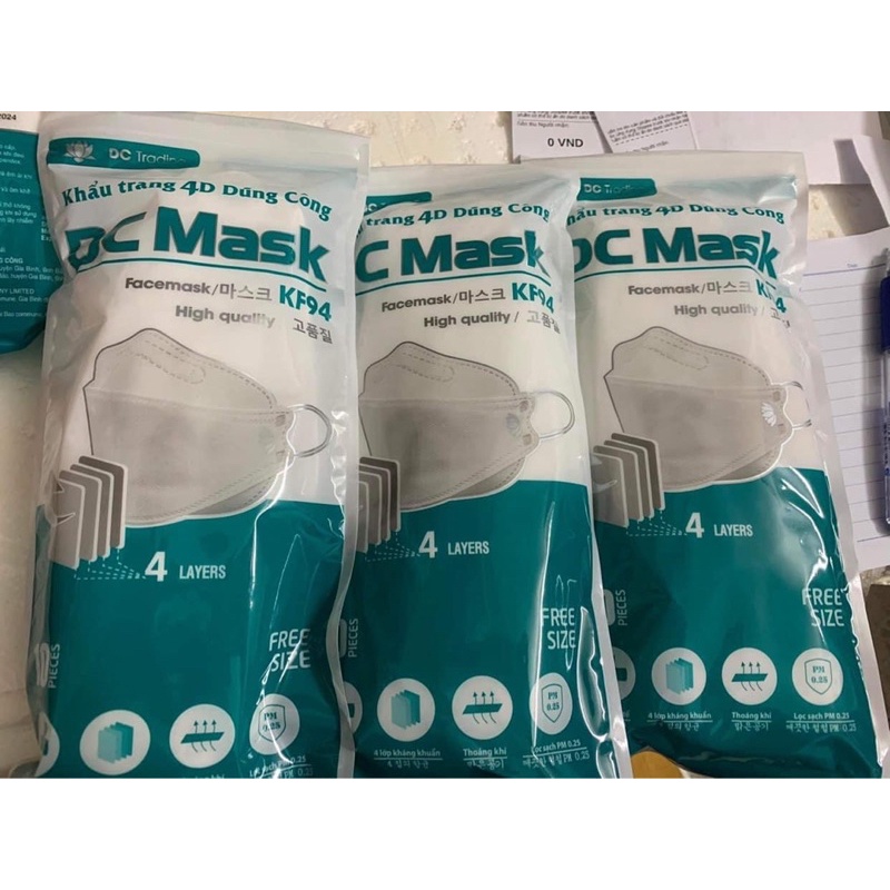 Khẩu Trang KF94 Dũng Công Chính Hãng