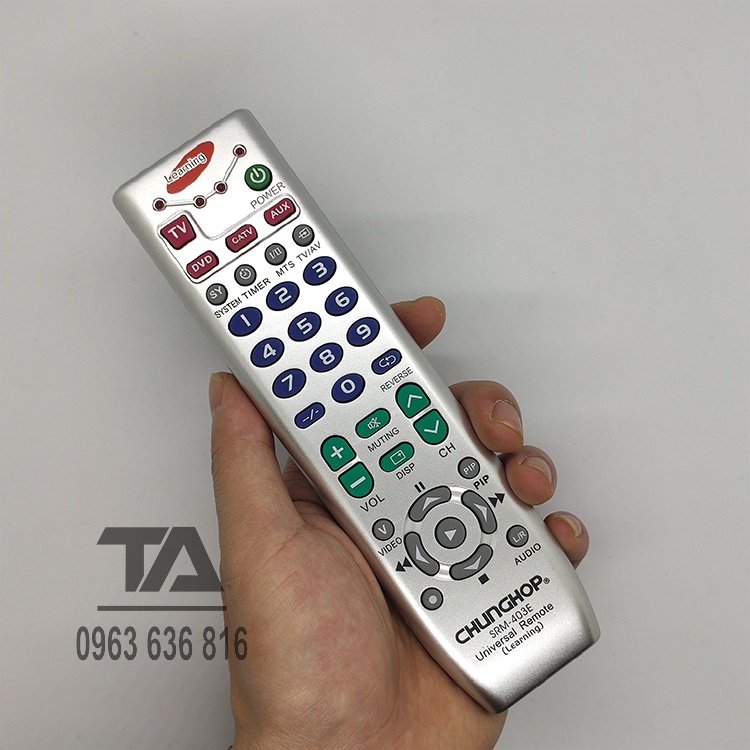 Điều khiển học lệnh Chunghop dùng cho đầu DVD, dàn âm thanh