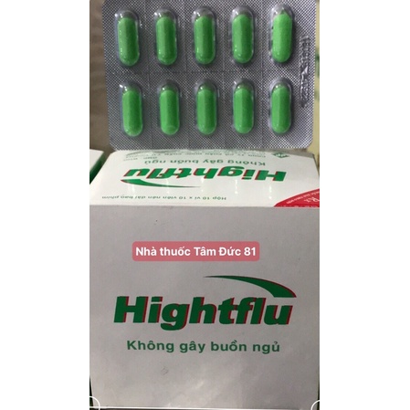 Hightflu Ho , Cảm hộp 100viên