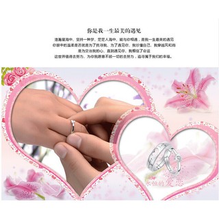 Nhẫn đôi mạ bạc S925