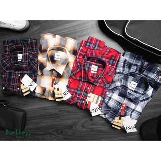 Áo sơ mi nam zara vải flannel ca rô trẻ trung