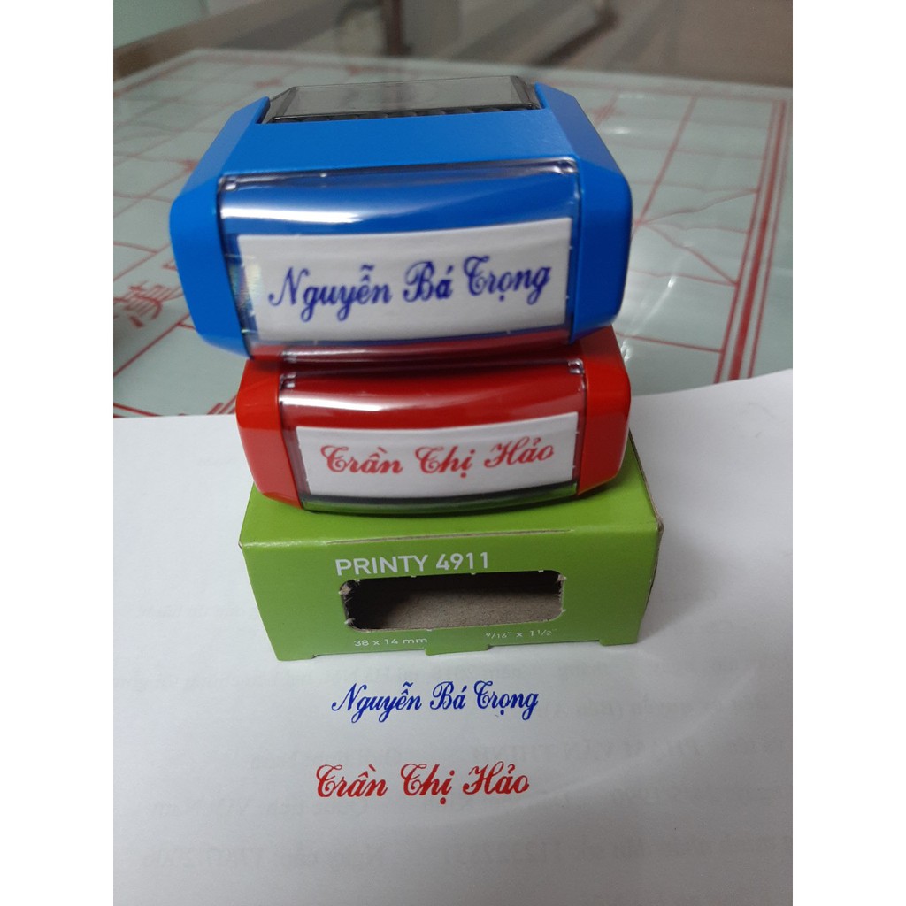 Khắc dấu tên theo yêu cầu