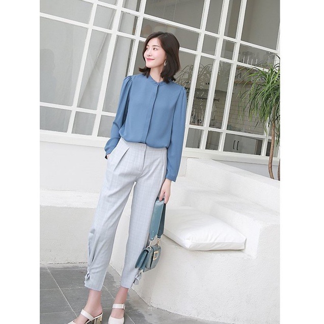 ÁO KIỂU SƠ MI NỮ TAY DÀI CÔNG SỞ THỜI TRANG ĐẸP𝑭𝑹𝑬𝑬𝑺𝑯𝑰𝑷[Giá gốc tận xưởng] ÁO KIỂU NỮ CÔNG SỞ