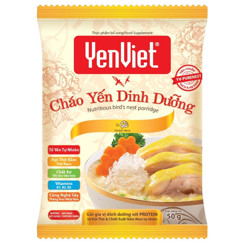 Cháo Yến Dinh Dưỡng YenViet - Vị Thịt Gà Thùng 30 thumbnail