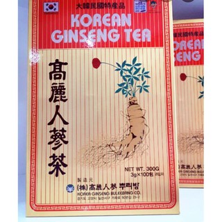 Trà Hồng Sâm Hoà Tan Hàn Quốc - Hàng Cao Cấp Hộp Giấy