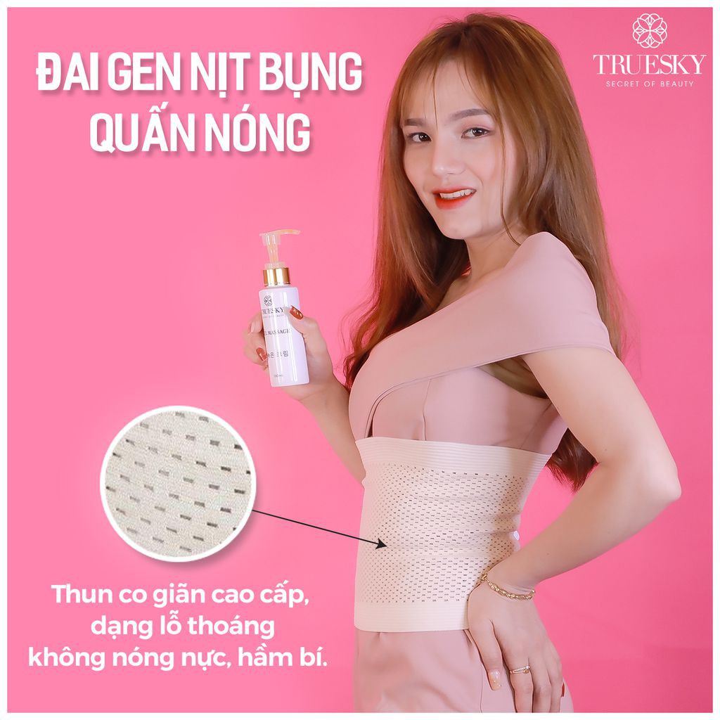 Đai nịch bụng quấn nóng eo thon cao cấp - Nịch bụng sau sinh tan mỡ Slimming (Onesize) - Katta