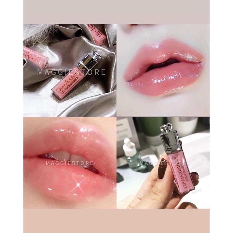 Son Dưỡng Dior Addict Lip Maximizer Hyaluronic Lip-Plumper 001 Hồng mini