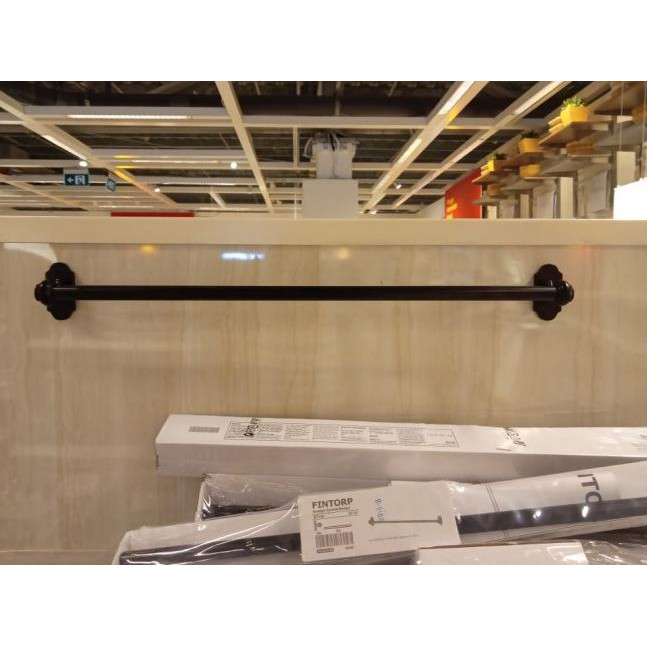 Bộ Giá Treo Đồ Dùng Nhà Bếp Bằng Thép Màu Đen 55cm | BigBuy360 - bigbuy360.vn