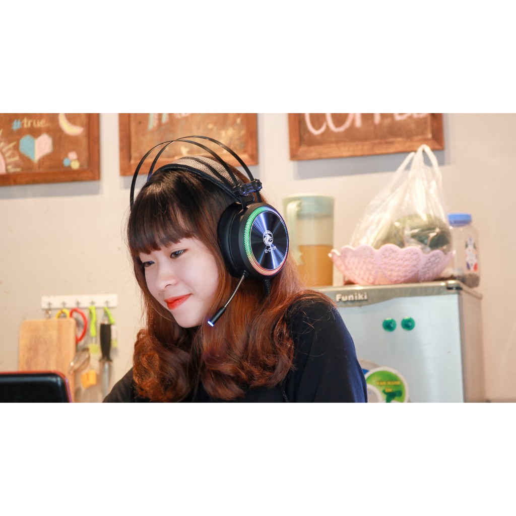 Tai Nghe Gaming Chụp Tai E-Dra EH412 Pro Led RGB Hổ Trợ Đàm Thoại - BH 24 Tháng Chính Hãng Phân Phối - Hưng Long PC