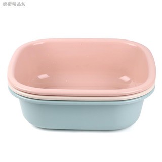 Thau nhựa giặt đồ hình chữ nhật cỡ lớn tiện dụng