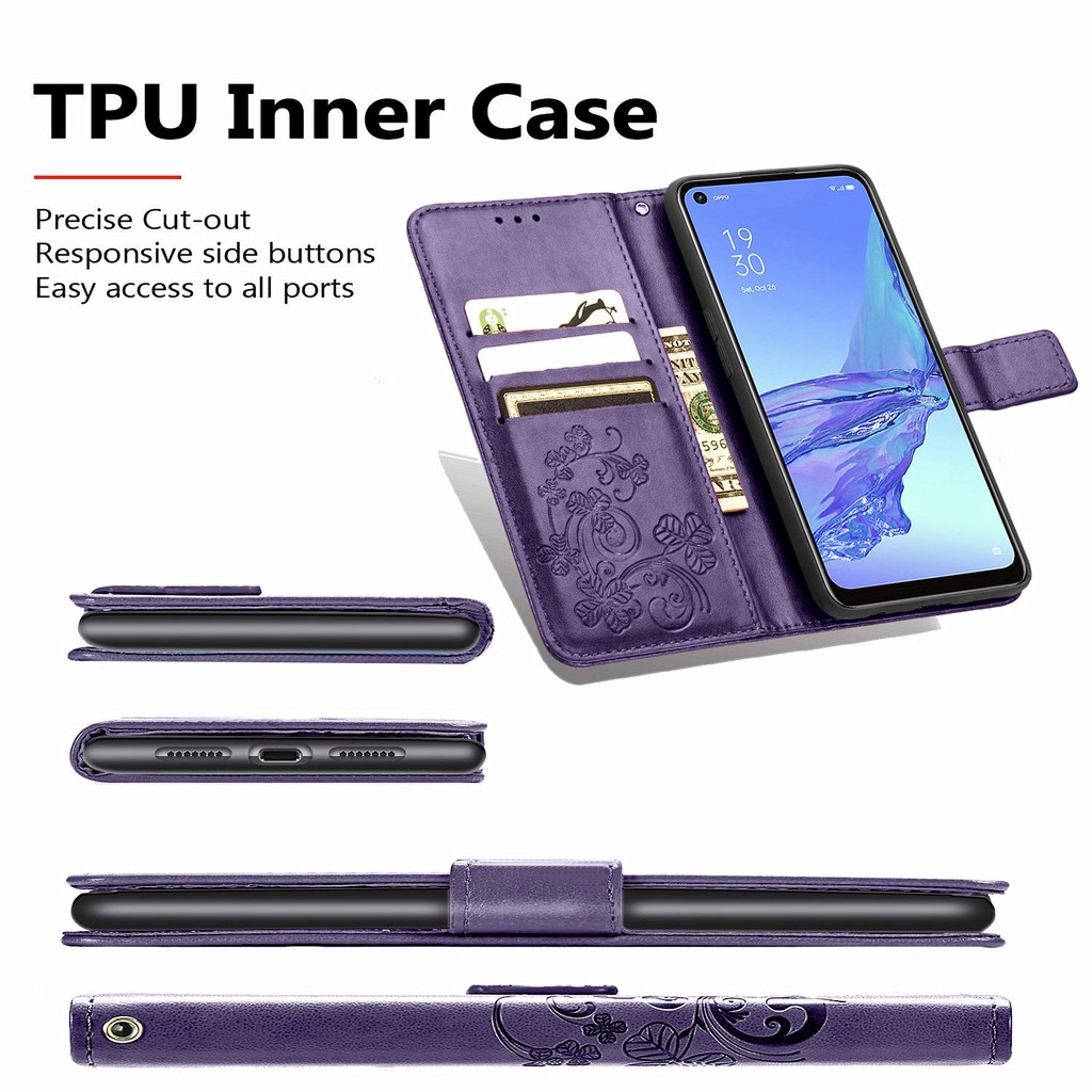 Bao Da Pu Thiết Kế Hoa Văn Họa Tiết Nổi Dành Cho Samsung Galaxy A01 Core A21S A71 M31S M51 Note 20 Pro Ultra S20 Fe Xcover Pro 5g 2020 | BigBuy360 - bigbuy360.vn