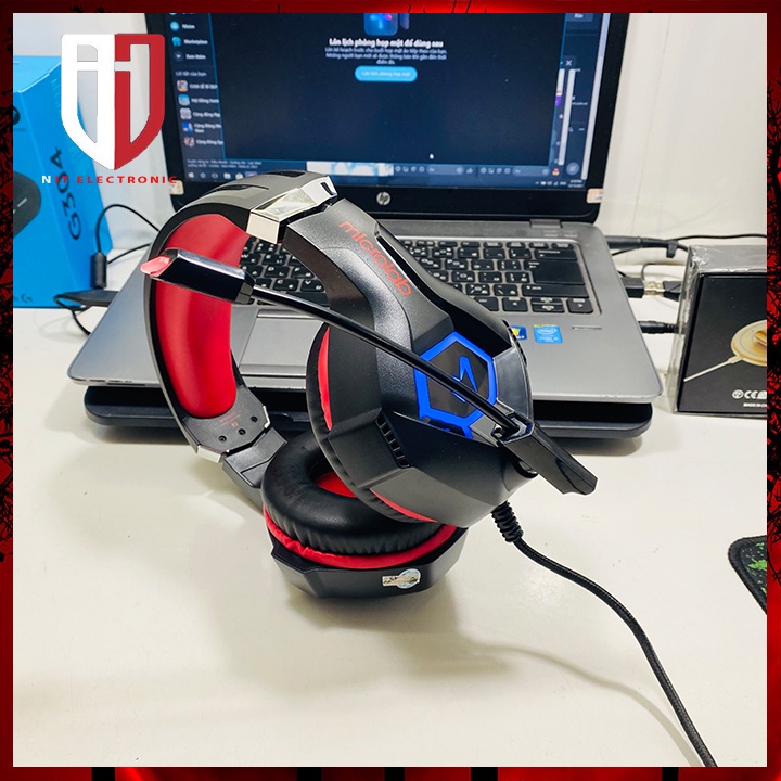 Tai nghe chụp tai máy vi tính laptop chuyên game cao cấp Microlab G7 headphones có dây