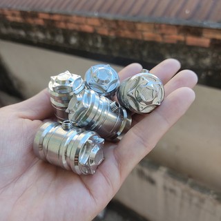 Chụp (che) cốt giò đạp [INOX -  mẫu ngôi sao] - [FREESHIP XTRA] - dành cho nhiều loại xe