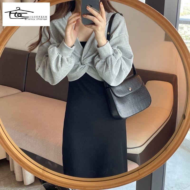 Áo Sweater Thiết Kế Thời Trang Retro Đường Phố Hồng Kông Mùa Thu Cho Nữ