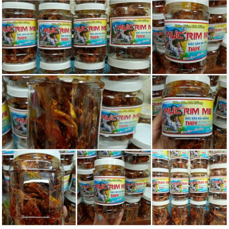 Đặc Sản Đà Nẵng: MỰC RIM ME ĐÀ NẴNG loại đặc biệt siêu ngon - hũ 200gr ( date mới)