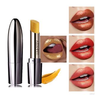 [Hàng mới về] Son lì có màu nhũ kim tuyến chống nước lâu trôi khối lượng tịnh 3.6g dành cho nam và nữ