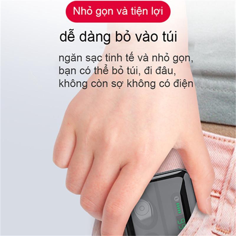 Tai nghe TWS True Wireless Bluetooth 5.0 giảm tiếng ồn với bộ sạc nguồn hộp sạc