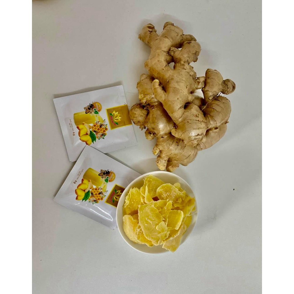 GỪNG SẤY DẺO SỮA ONG CHÚA 90g - HƯƠNG SEN VIỆT