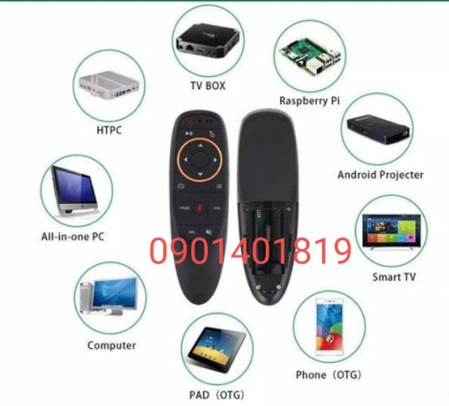 Điều Khiển Đầu Box Chuột Bay Giọng Nói ( Hàng Loại 1 )