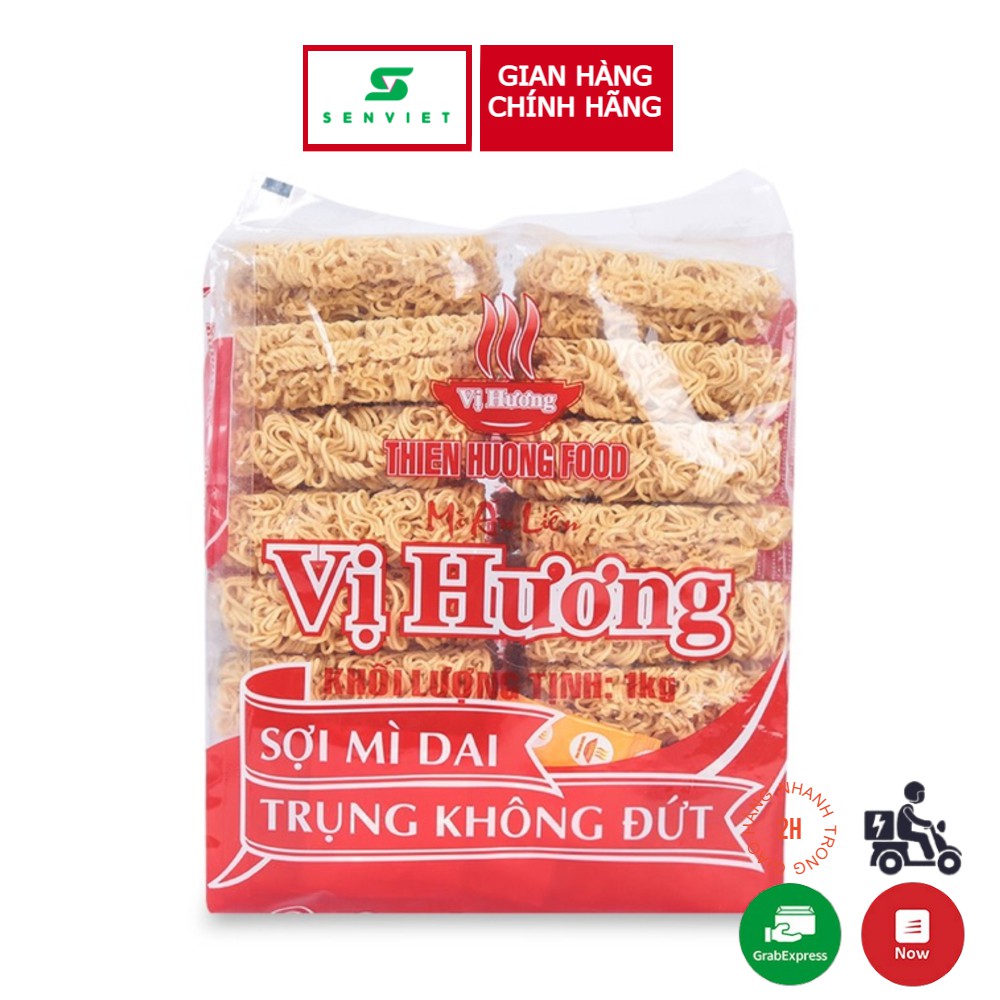 Mì ký Vị Hương bịch 1Kg sợi mì giòn, dai, hương vị thơm ngon, hấp dẫn