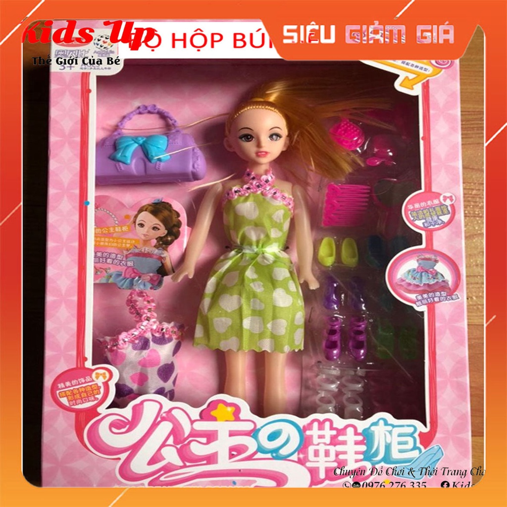 Búp bê công chúa Barbie 3D dành cho bé gái