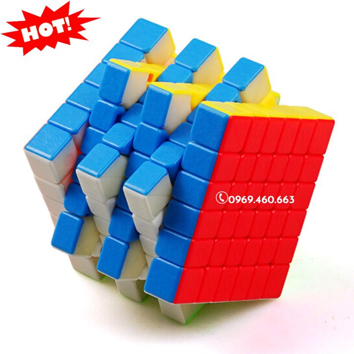 Rubik 6x6 đẹp xoay trơn không kẹt rít độ bền cao.