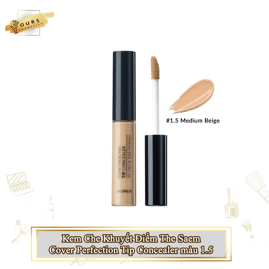 Auth Han Kem Che Khuyết điểm The Saem Cover Perfection Tip