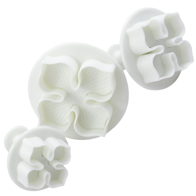 Set 3 Khuôn Cắt Kẹo Mềm Trang Trí Bánh Tạo Hình Hoa Cẩm Tú Cầu