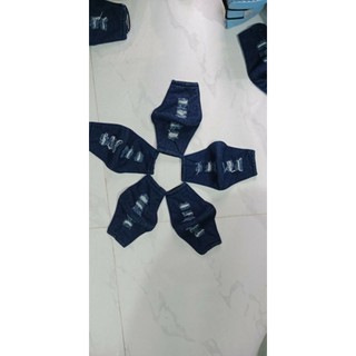 Khẩu trang vải jean đủ kiểu