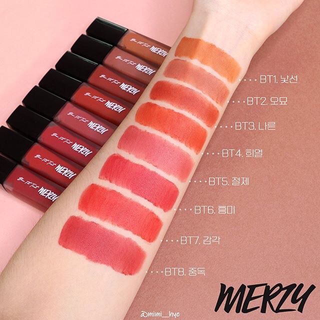 Son Kem Siêu Lì, Lên Màu Siêu Chuẩn, Mịn Mượt Merzy Blur Fit Tint 6g