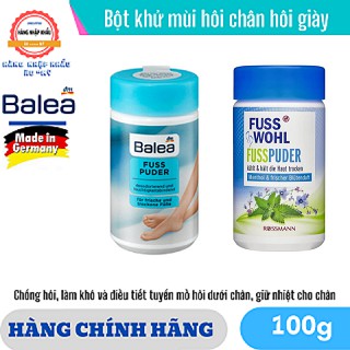 Bột khử mùi hôi chân, hôi giày Balea – Fuss Wohl 100g