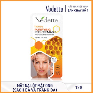 ❤️ MẶT NẠ LỘT NHẸ MẬT ONG 12g/12ml VEDETTE