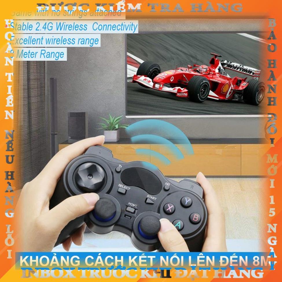 Tay cầm chơi game KHÔNG DÂY cổng tích hợp chơi game trên PC / TV / Box / Điện thoại Android / Máy tính bảng nguyenmanh
